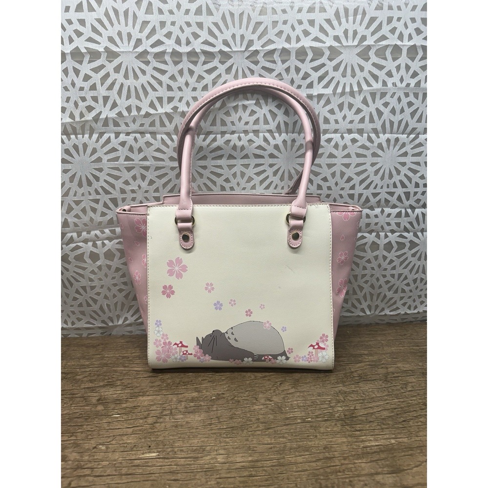 Studio Ghibli "My Neighbor Totoro" Sakura Cherry‎ Blossom Satchel Purse - Picture 2 of 14